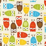 Urban Zoologie Owl Bermuda Fabric
