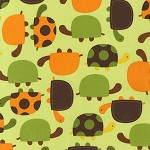 Urban Zoologie Turtles Bermuda Fabric