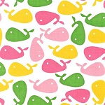 Urban Zoologie Whales Garden Fabric