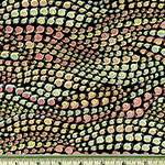 Snaileed It snail pattern fabric black