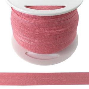 Fold Over Elastic in Pink-Ten (10) Yards 