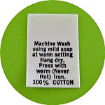 Machine Wash Care Tags