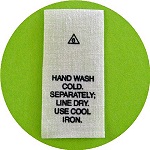 Hand Wash Cold Care Tags