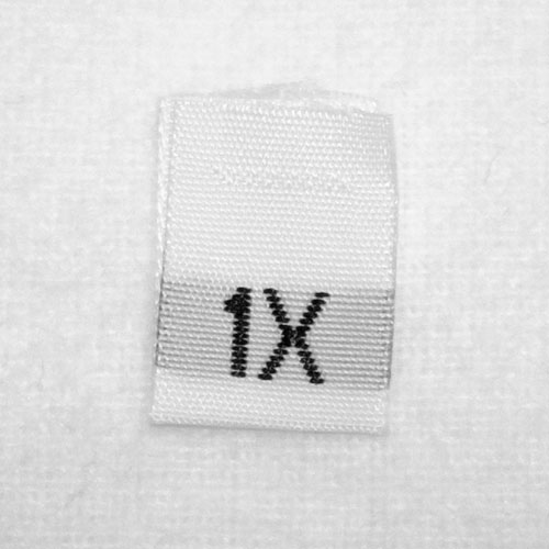 1X Size Tags