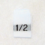 Size 1 / 2 Size Tags 