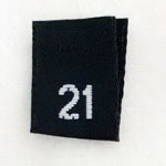 Size 21 Size Tags- Black