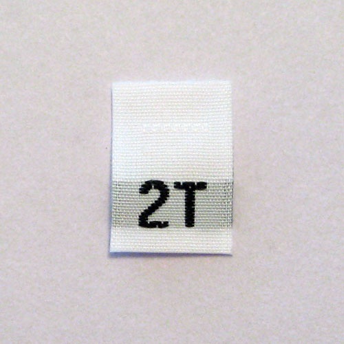 2T Size Tags