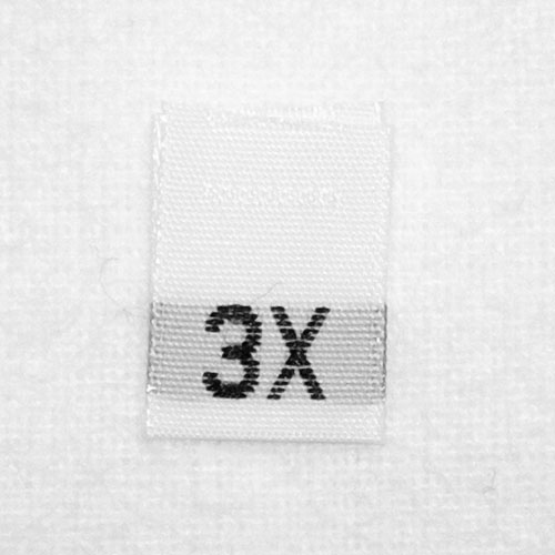 3X Size Tags