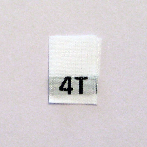 4T Size Tags