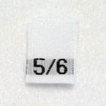 Size 5 / 6 Size Tags