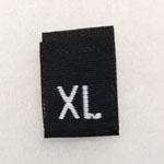 Extra Large Size Tags-Black