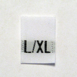 Large / XLarge Size Tags 