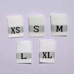 Mixed Size Tags Extra Small - Extra Large