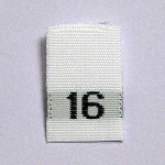 Size 16 Size Tags