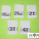 Mixed Size Tags 18 Months - 4T