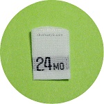 24 Months Size Tags