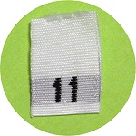 Size 11 Size Tags