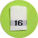 Size 16 Size Tags