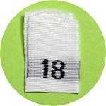 Size 18 Size Tags