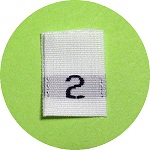 Size 2 Size Tags