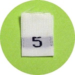 Size 5 Size Tags