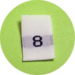 Size 8 Size Tags