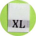 Extra Large Size Tags