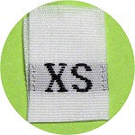 Extra Small Size Tags