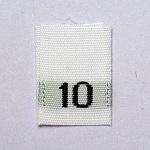 Size 10 Size Tags