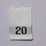 Size 20 Size Tags