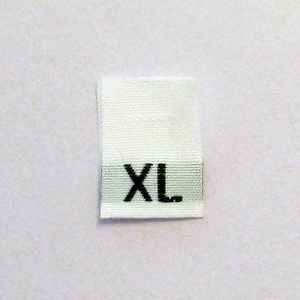 Extra Large Size Tags