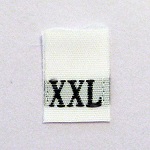 Extra Extra Large Size Tags